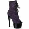 Pleaser - ADORE1021MG Bottes de plateforme, Pole dance chaussures - Chaussures de pole dance - Violet/Noir Product image